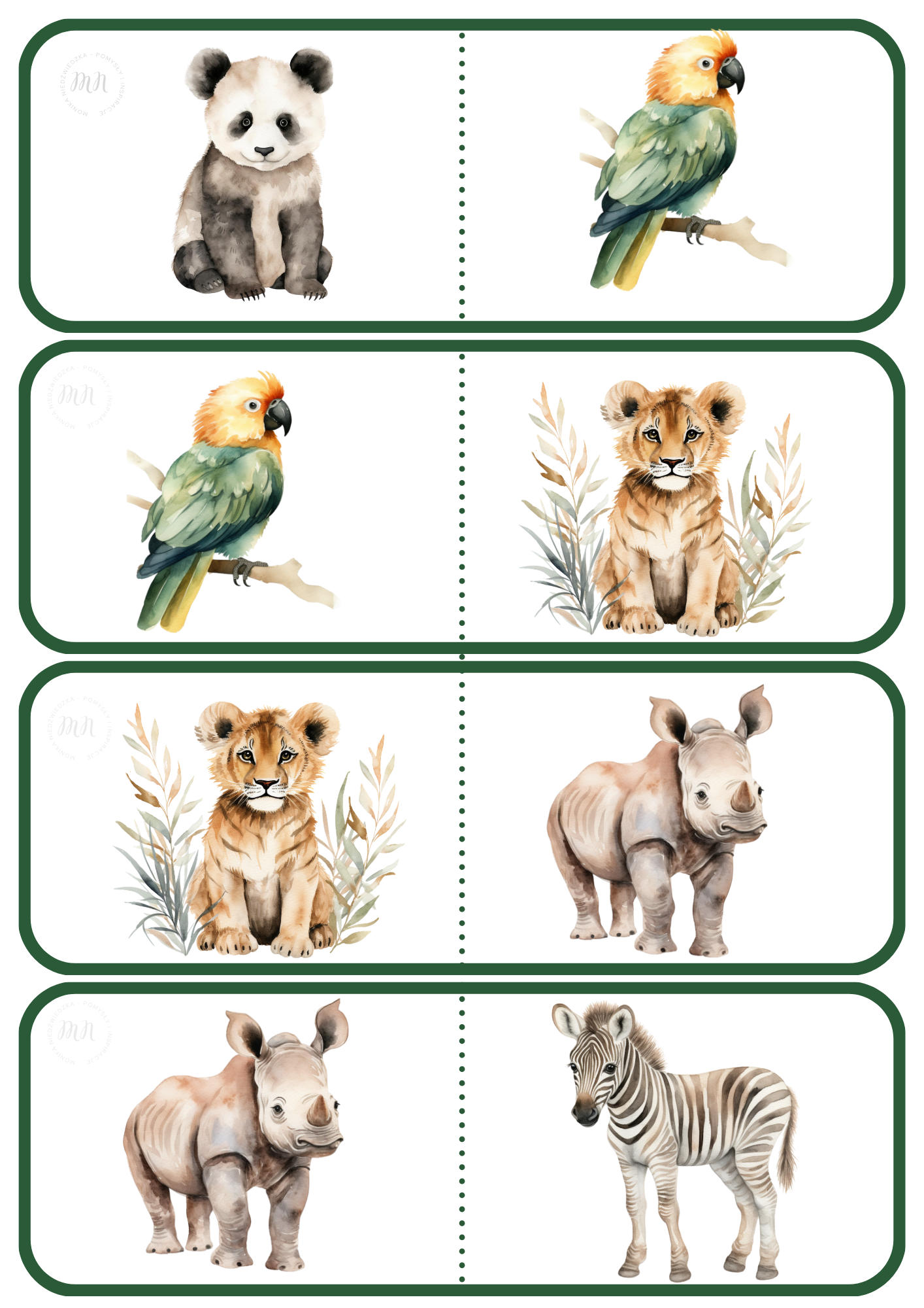 Zestaw "Wild animals" - obrazek 6