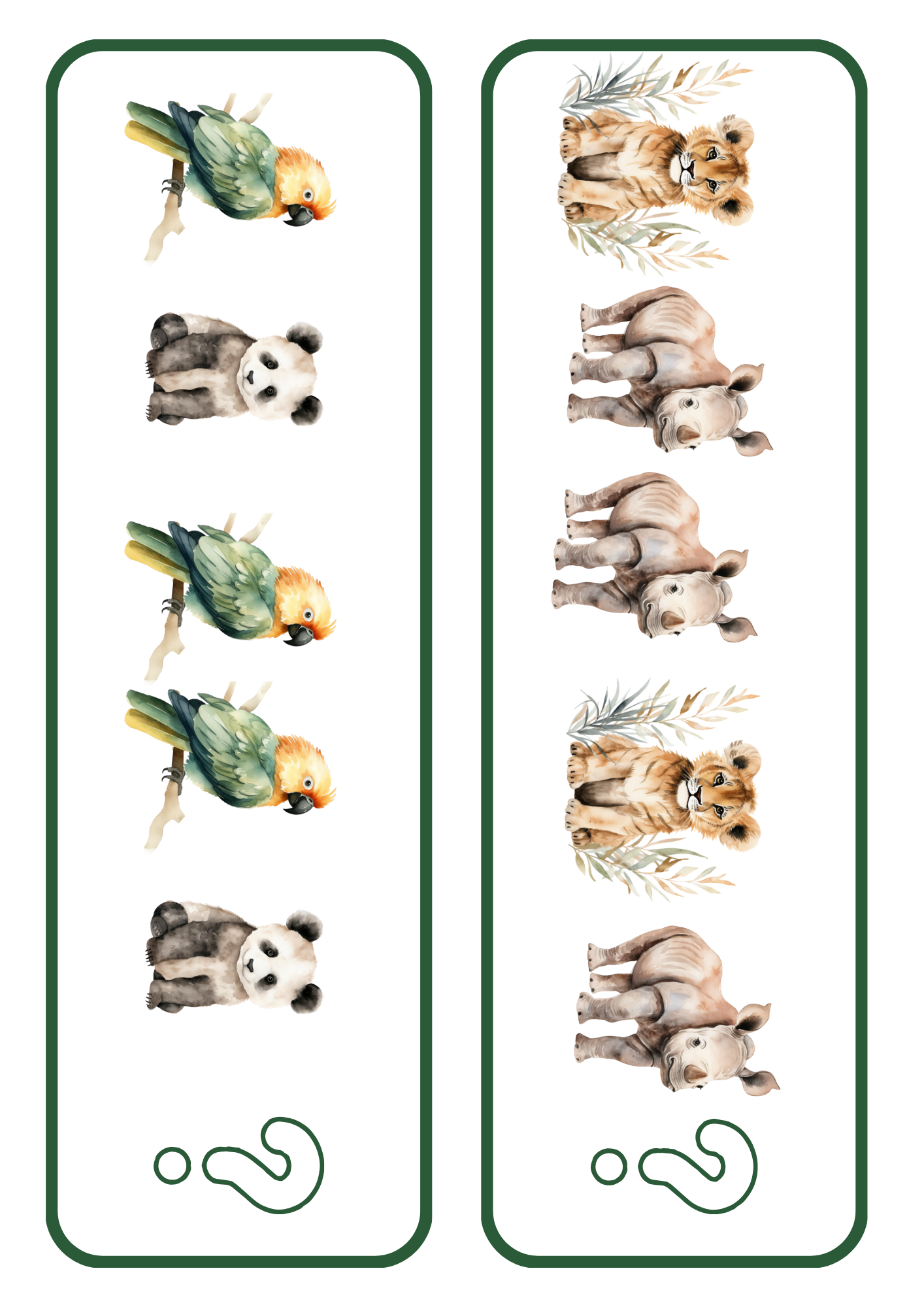 Zestaw "Wild animals" - obrazek 7