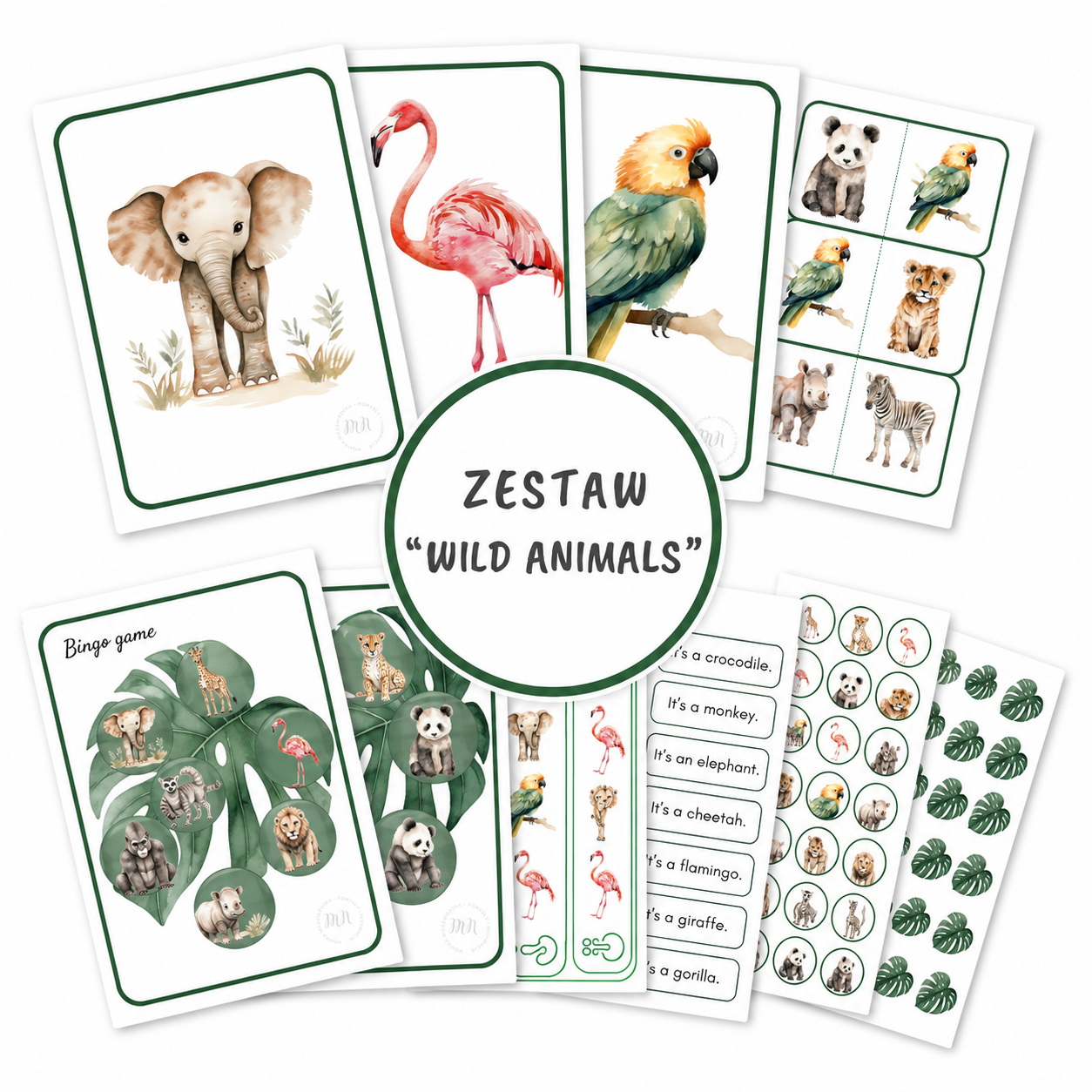 Zestaw "Wild animals"
